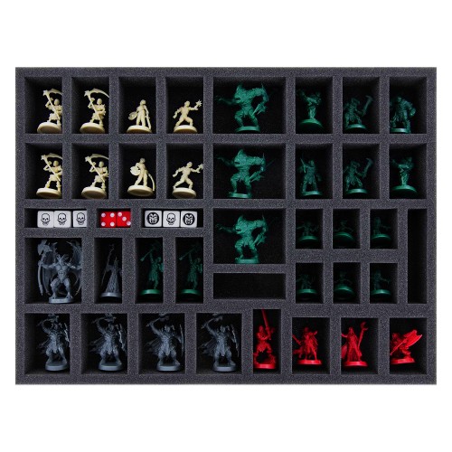 Feldherr - Foam Set and Token Holder for HeroQuest (2021) Core Game & 2 Expansions