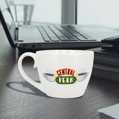 Friends: Central Perk - Κεραμική Κούπα Καπουτσίνο (Άσπρη)
