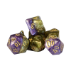 Halfsies Dice - Queen's Dice (7 Dice Polyhedral Set)