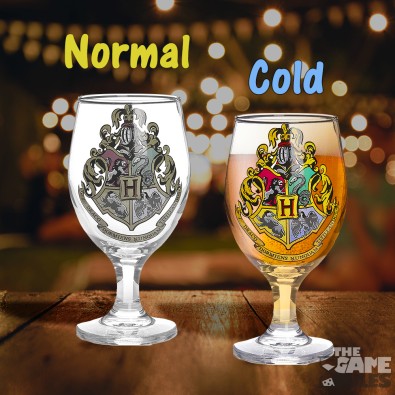 Harry Potter: Hogwarts - Colour Change Γυάλινο Ποτήρι