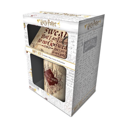 Harry Potter: Marauders Map - Mug, Coaster and Keychain Set