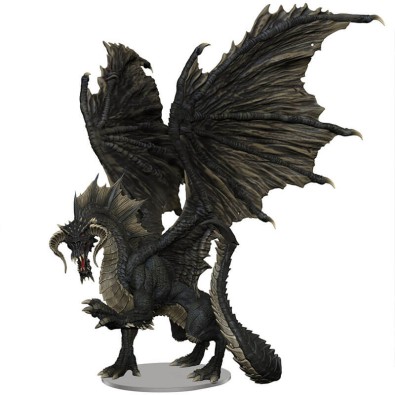 D&D Icons of the Realms Premium Figures: Adult Black Dragon