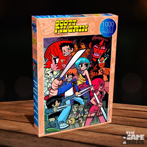 Scott Pilgrim #4 Colorful Collage - Παζλ - 1000pc