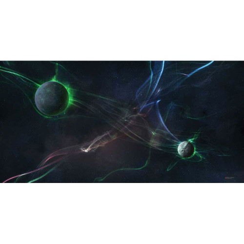 Kraken Wargames Gaming Mat: Space Sector 7 (183x92cm)