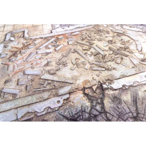Kraken Wargames Gaming Mat: Warzone City Kill Team and Warcry (76x56cm)