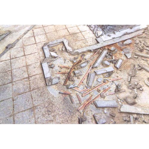 Kraken Wargames Gaming Mat: Warzone City Kill Team and Warcry (76x56cm)