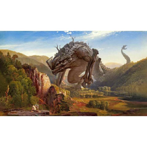 Kraken: Wargames Playmats - Kaiju Evening