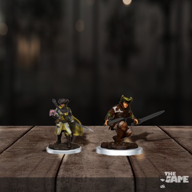Magic: The Gathering Unpainted Miniatures - Thraben Inspector & Tireless Tracker