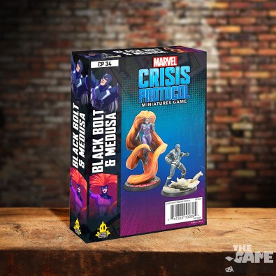Marvel: Crisis Protocol Miniatures Game: Black Bolt & Medusa (Exp)