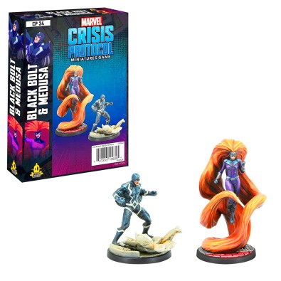 Marvel: Crisis Protocol Miniatures Game: Black Bolt & Medusa (Exp)