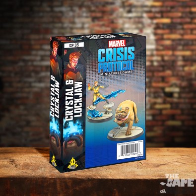 Marvel: Crisis Protocol Miniatures Game: Crystal & Lockjaw (Exp)