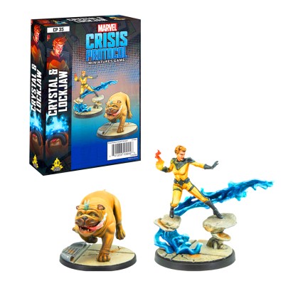 Marvel: Crisis Protocol Miniatures Game: Crystal & Lockjaw (Exp)
