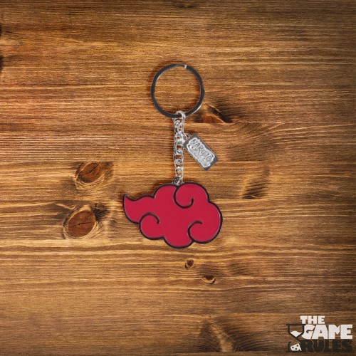 Naruto Shippuden: Akatsuki Symbol - Μεταλλικό Μπρελόκ