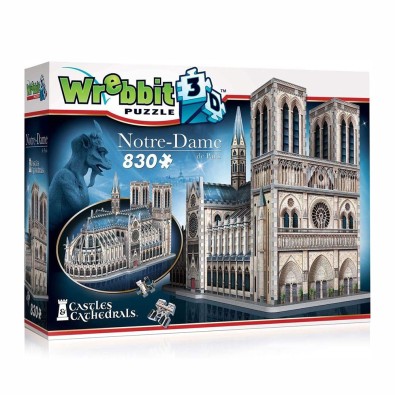 Παναγία των Παρισίων - 3D Παζλ - 830pc