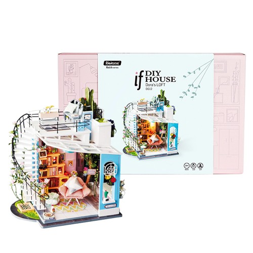 Robotime: Dora's Loft - 3D Puzzle (1:24)