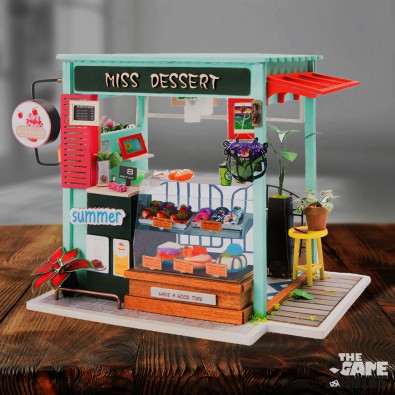 Robotime: Ice Cream Station - 3D Παζλ (1:24)