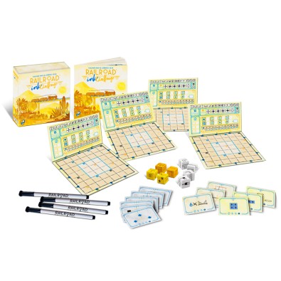 Railroad Ink Challenge: Shining Yellow Edition