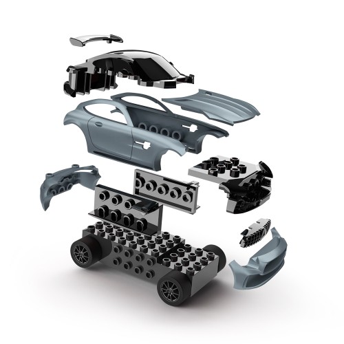 Build 'n Race Mercedes-AMG GT R (Gray)