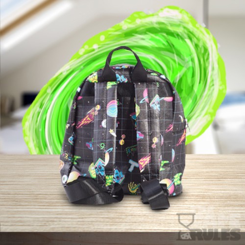 Rick and Morty - All Over Sublimation Printed Ladies Backpack