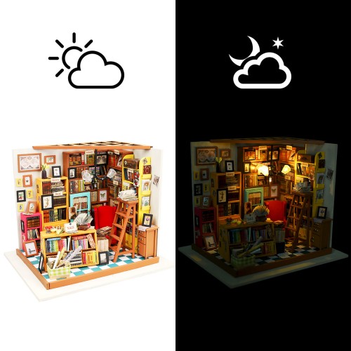 Robotime: Sam's Study - 3D Puzzle (1:24)