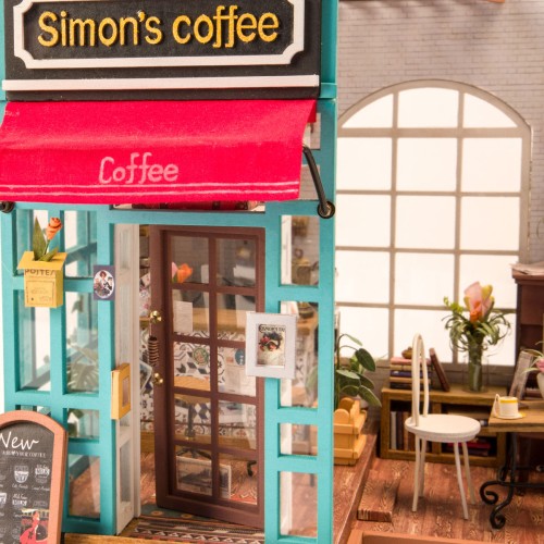 Robotime: Simon's Coffee - 3D Puzzle (1:24)