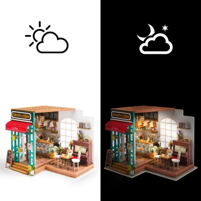 Robotime: Simon's Coffee - 3D Puzzle (1:24)