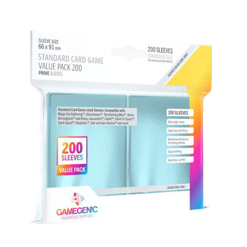 Standard Card Game Value Pack (200 sleeves)