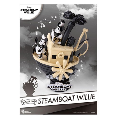 Steamboat Willie D-Stage PVC Diorama Mickey & Minnie