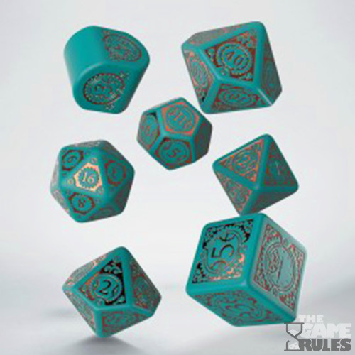 Steampunk Clockwork: Nautical Apparatus Modern Dice Set