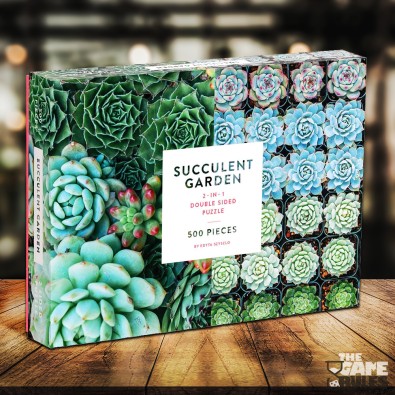 Succulent Garden - Παζλ Δύο Όψεων - 500pc