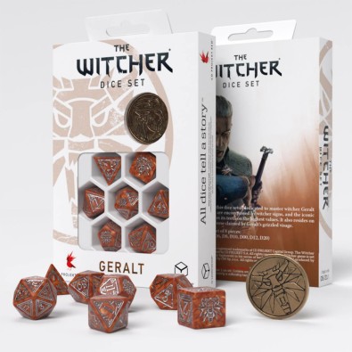 The Witcher Dice Set Geralt - The Monster Slayer
