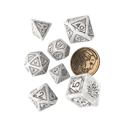 The Witcher Dice Set Geralt - The White Wolf