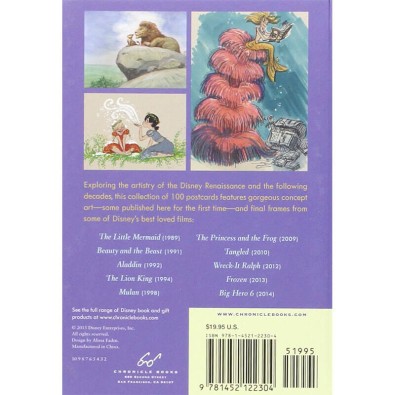 The Art of Disney: The Renaissance And Beyond Postcard Box