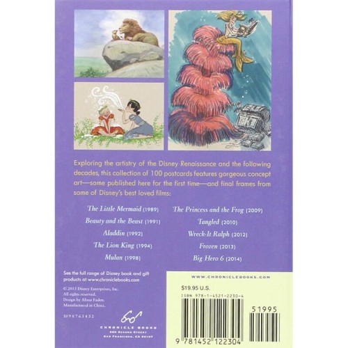 The Art of Disney: The Renaissance And Beyond Postcard Box