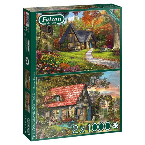 The Woodland Cottage - Παζλ - 2x 1000pc