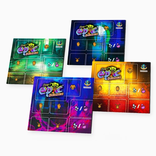 Tiny Epic Dungeons - 4 Pack Player Game Mats