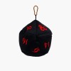 UP: D20 Plush Dice Bag - Black & Red