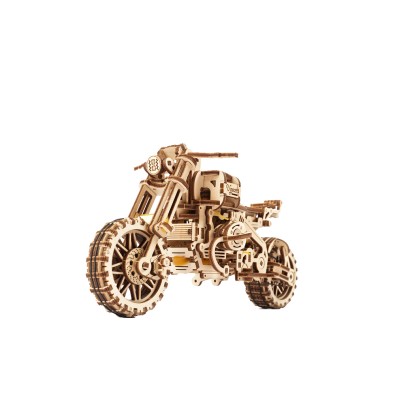 Ugears - Scrambler UGR-10 with Sidecar - 3D Παζλ - 380 pc