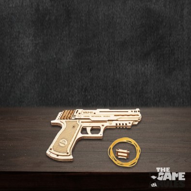 Ugears - Wolf-01 Handgun - 3D Παζλ - 63pc