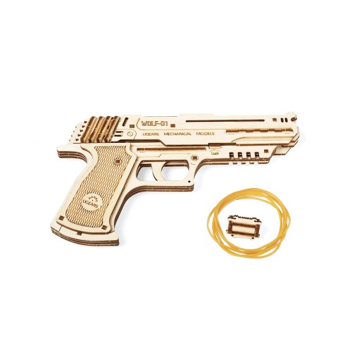 Ugears - Wolf-01 Handgun - 3D Παζλ - 63pc