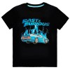 Universal: Fast & Furious - Blue Flames - T-Shirt - Medium