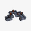 WarLock Tiles: Expansion Pack - 1 in. Dungeon Straight Walls