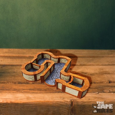 WarLock Tiles: Expansion Pack - 1 in. Town & Village Angles & Curves