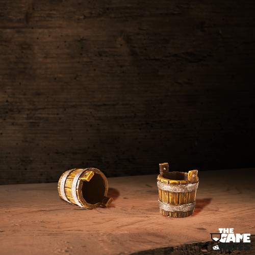 Wooden Buckets (Set of 4)
