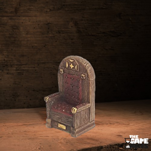Wooden throne