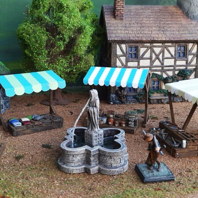 Small City Fountain