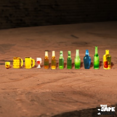 Set of Bottles and Glasses (24pcs)