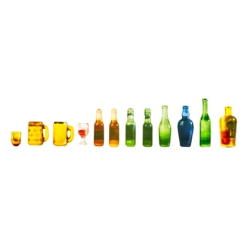 Set of Bottles and Glasses (24pcs)