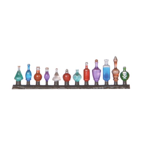 Glass bottle set, 24 Pieces