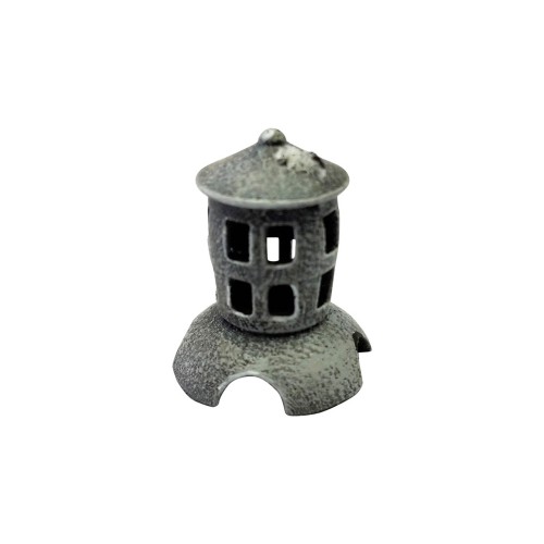 Set of Stone Lanterns with Bamboo Fountains